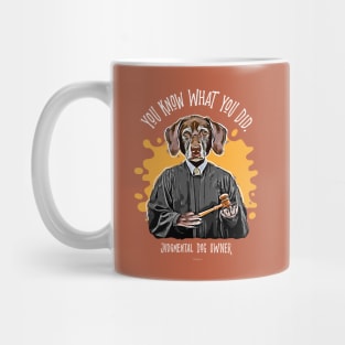 Judgmental Dog - Labrador funny silently judging pet Mug